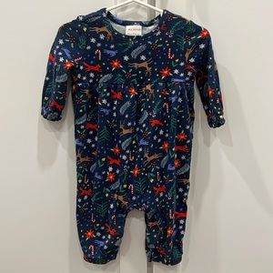 Hanna Andersson holiday onesie in like new condition